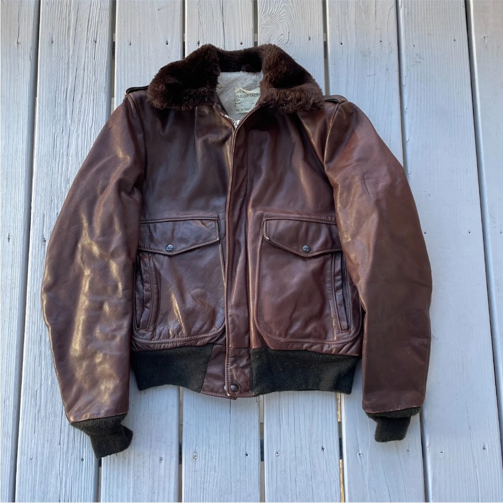 SCHOTT Shearling A-2 A2 B-3 B3 bomber leather aviator jacket